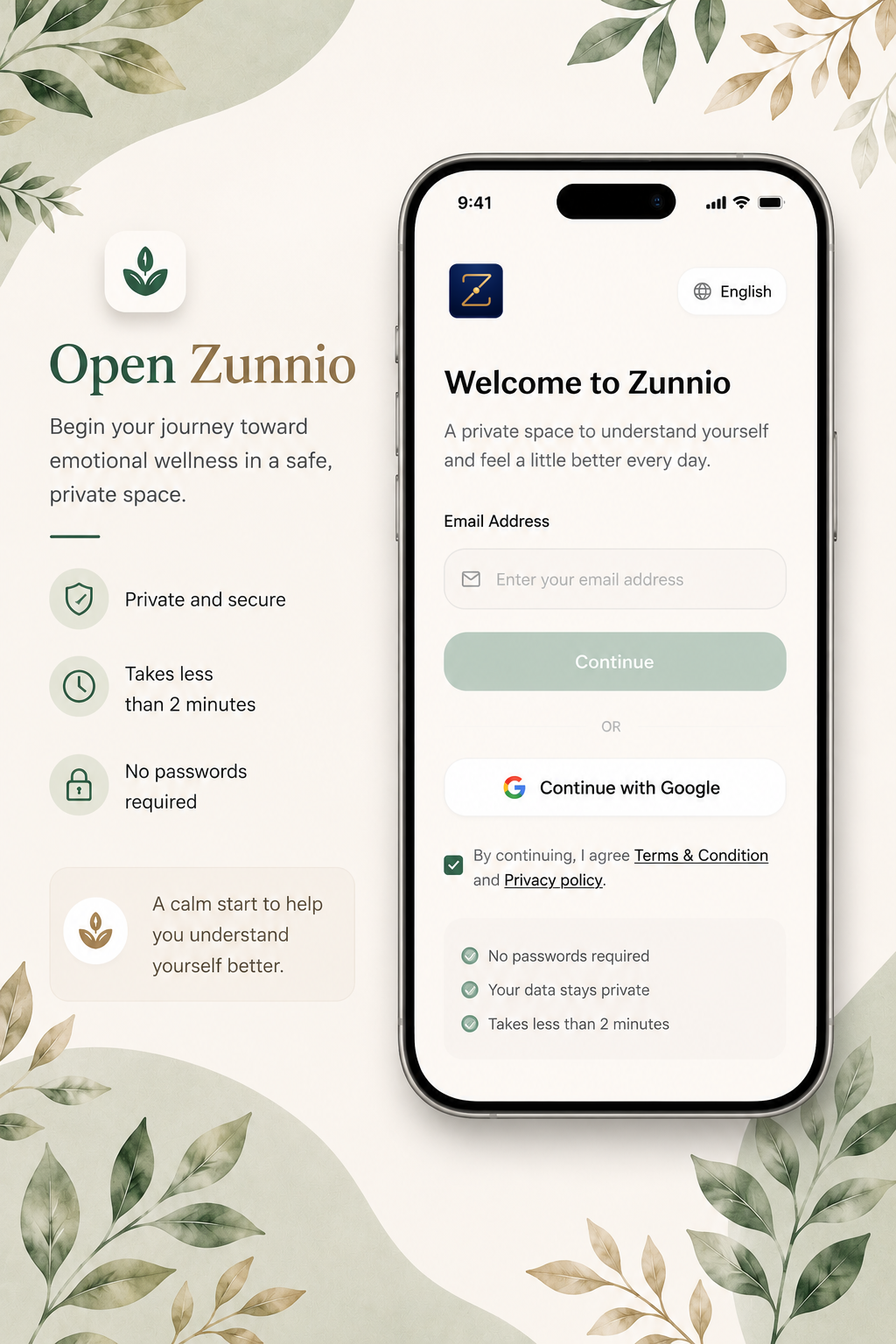Open Zunnio Screen
